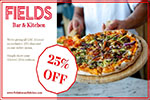 Fields Bar and Kitchen LSE alumni discount